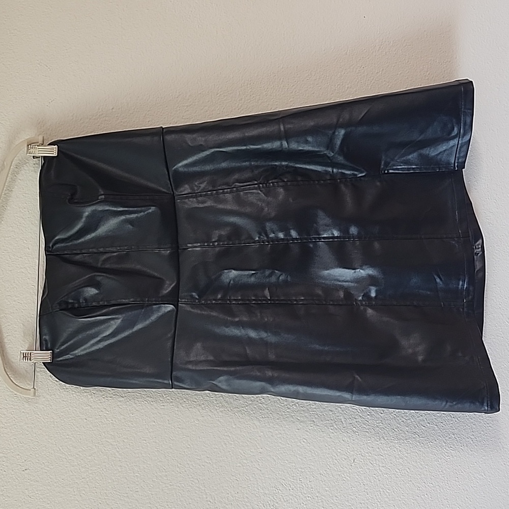 NWOT Faux Leather Mini Dress